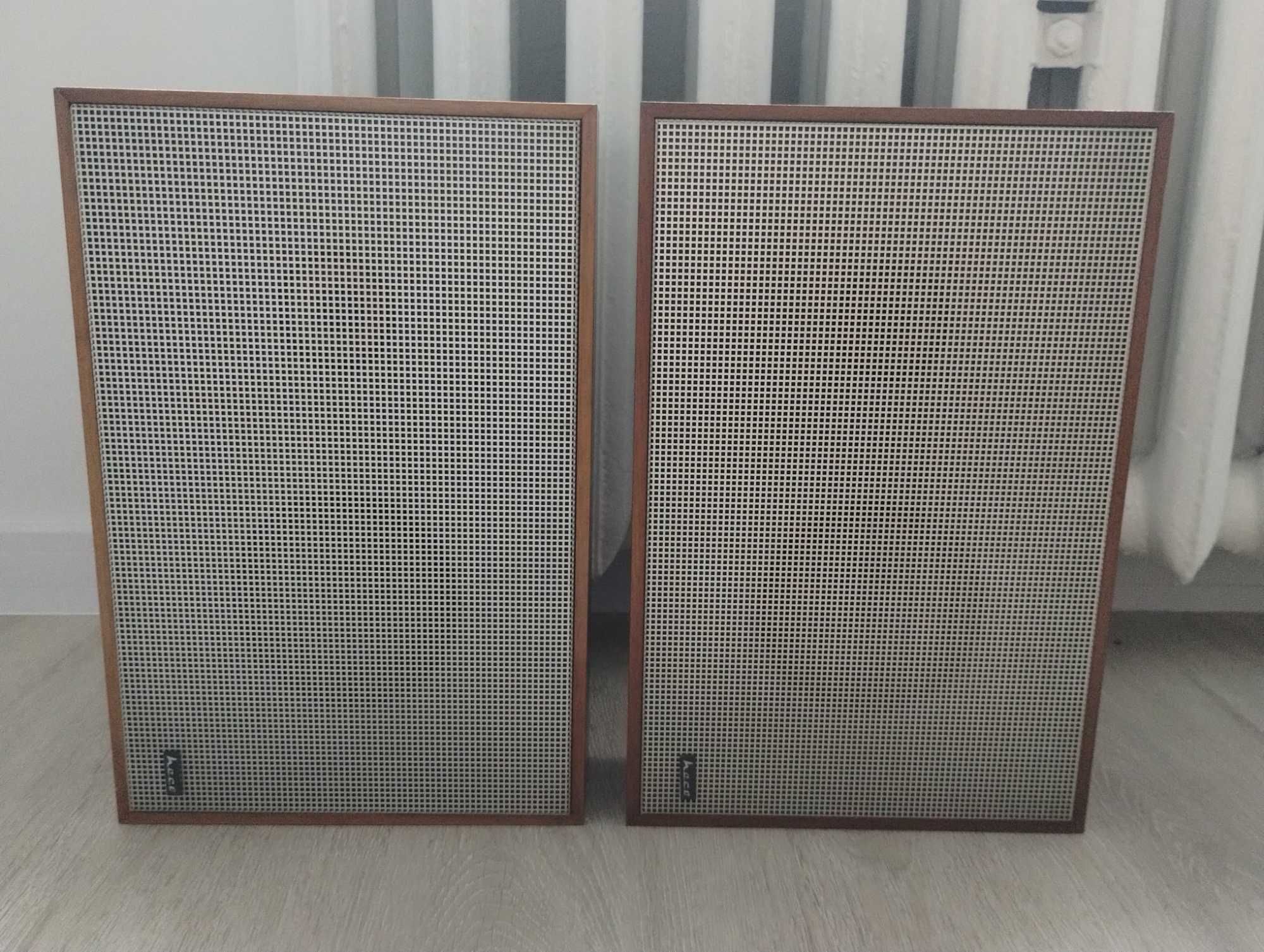 Electroacoustic LK 5001. Grundig Box 550 b. Heco Mini Slim. Kolumny.