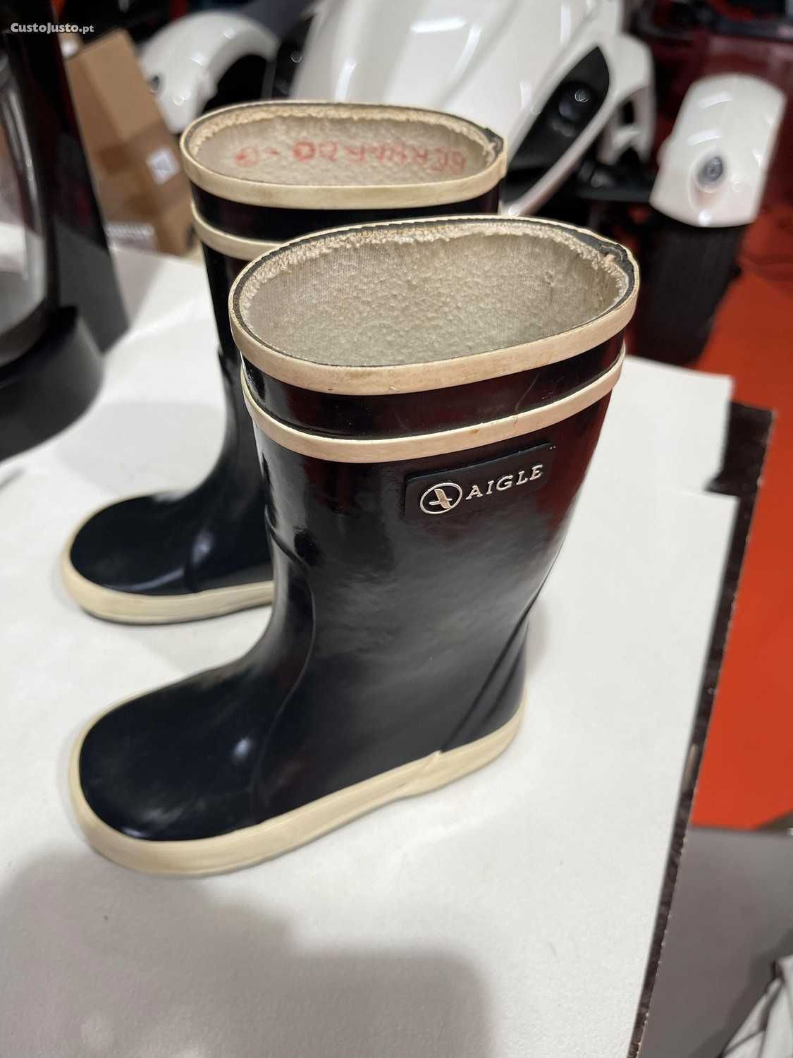 Botas de borracha marca AIGLE Criança