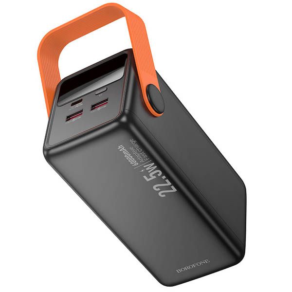 Повербанк 60000mAh зі швидкою зарядкою та ліхтарем BOROFONE BJ66B