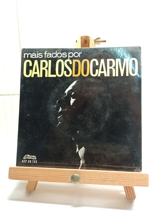 6 Discos de vinil 45 RPM Carlos do Carmo década de 1970