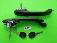 Conjunto de 2 puxadores de porta com chave Vw Polo 6N Seat Ibiza 6K