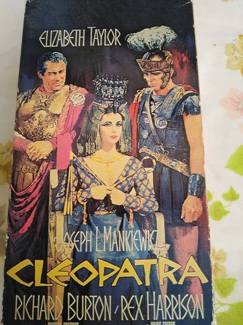 2 Cassetes de Vídeo VHS do Filme Cleópatra