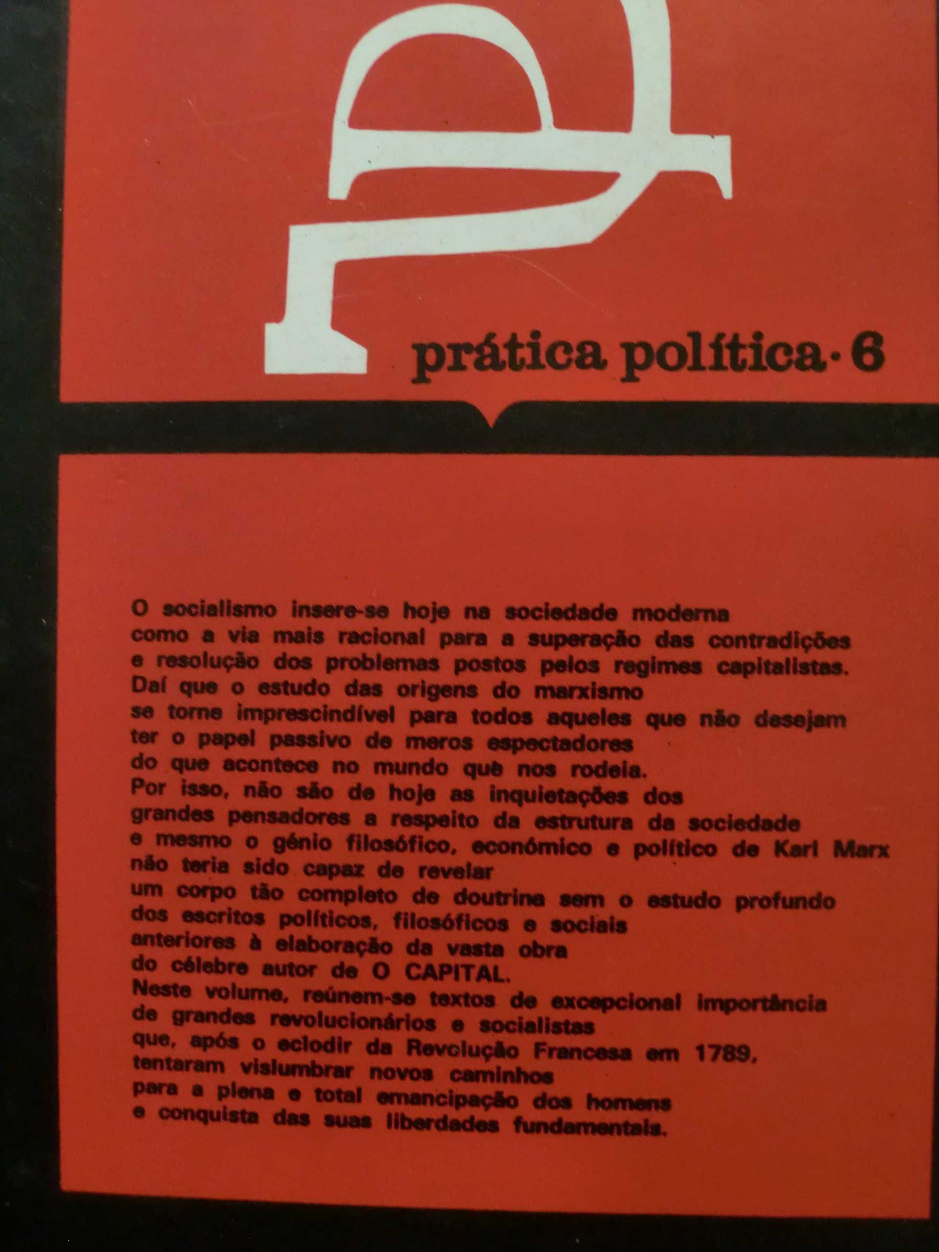 Lote de 3 livros sobre e de Marx