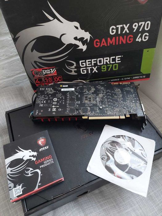 Відеокарта MSI GeForce GTX 970 4Gb GDDR5 256 bits