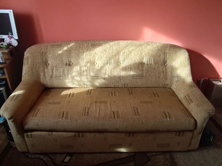 Kanapa z dwoma fotelami