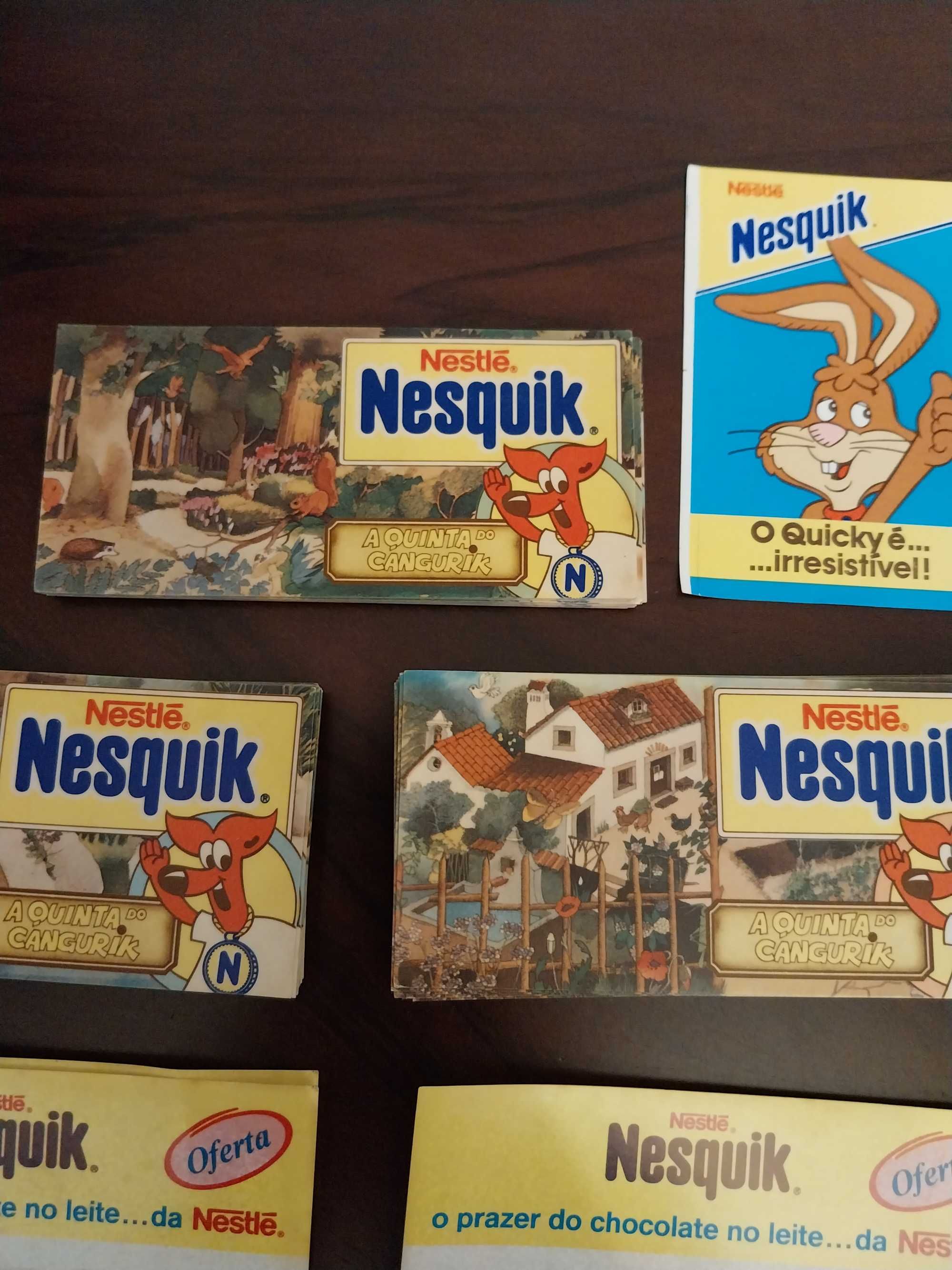 Conjunto de autocolantes Nestlé - Nesquick, vintage, edição limitada
