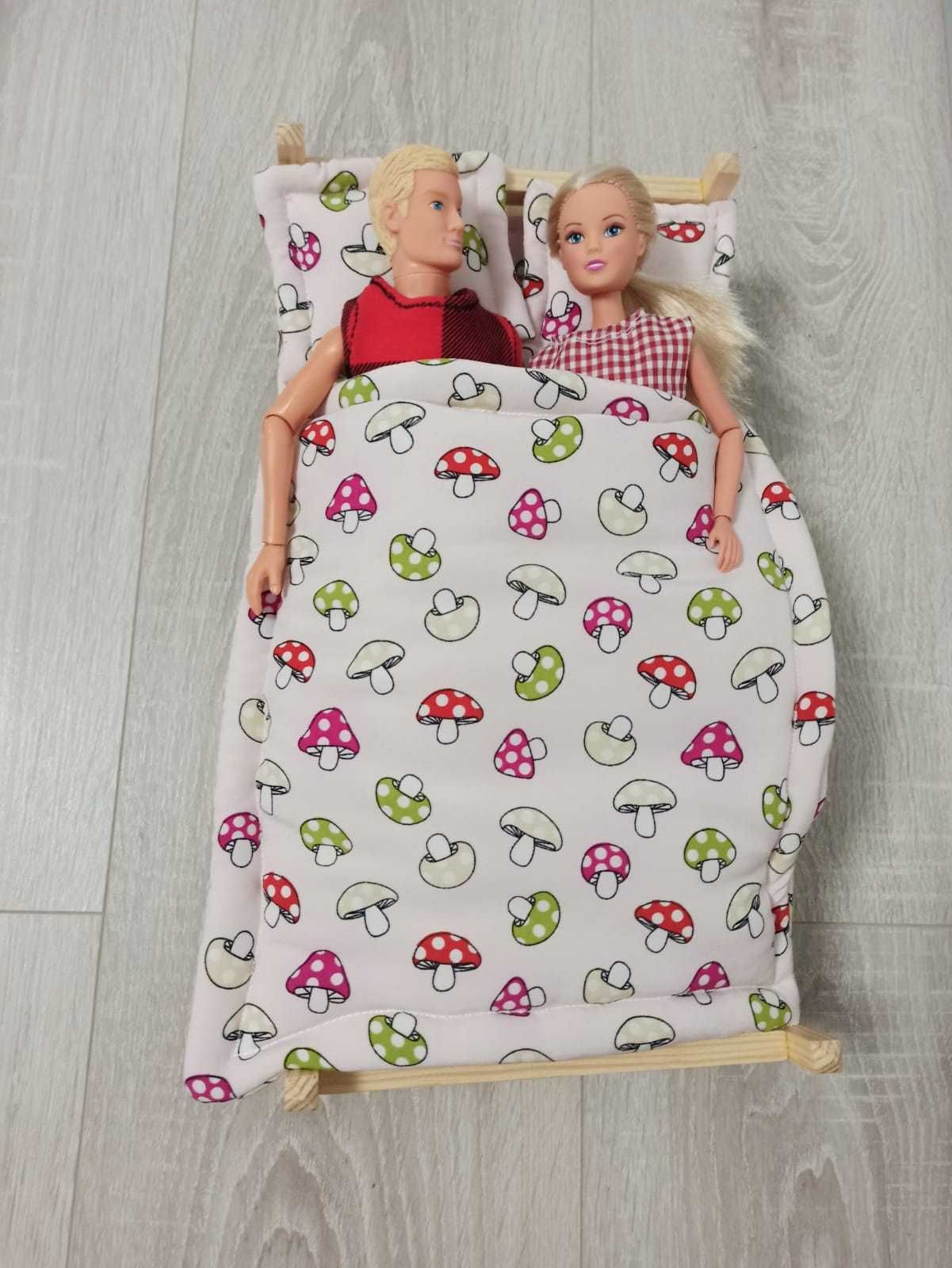 Zestaw dla Barbie ubranka+ łóżeczko+ pościel nowe
