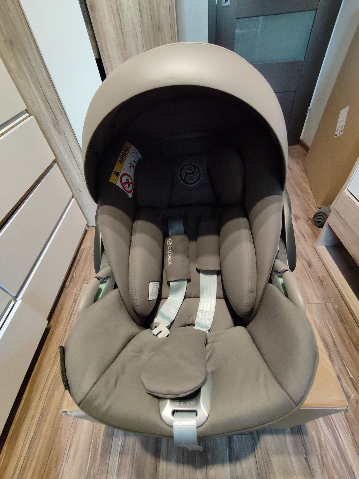 Fotelik Cybex Cloud T i-Size Mirage Grey + adaptery