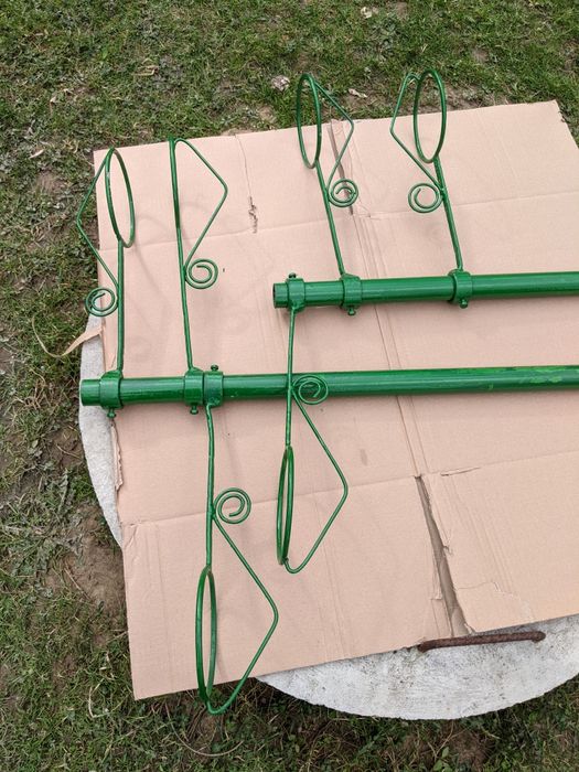 Kwietnik metalowy Ręcznie wykonany PRL / Wysyłka!