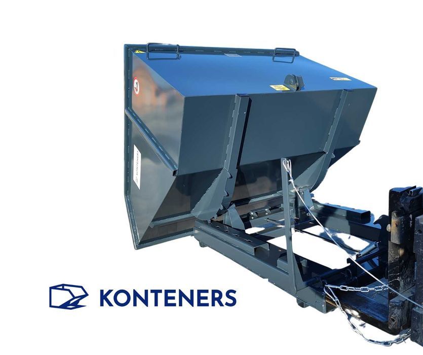 Kontener samowyładowczy Koleba 1,5m3 piasek/beton/gruz/drewno/ koliba