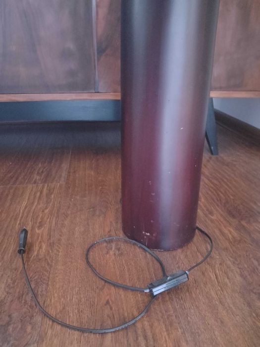 lampa z drewna egzotycznego ok. 200 cm