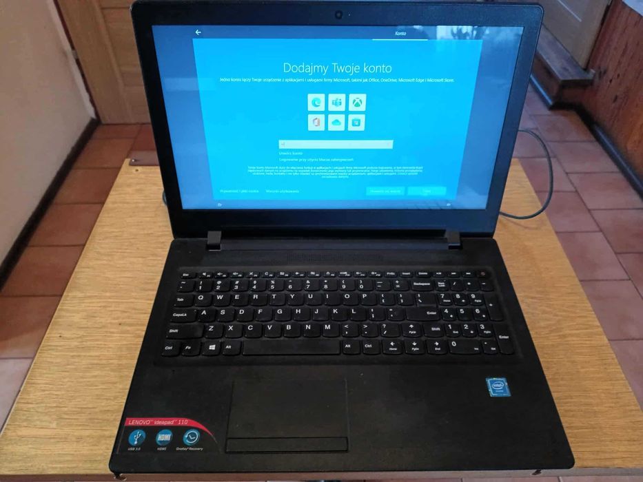 Laptop Lenovo ideapad 110-15IBR 15,6 cali 240GB SSD win 10