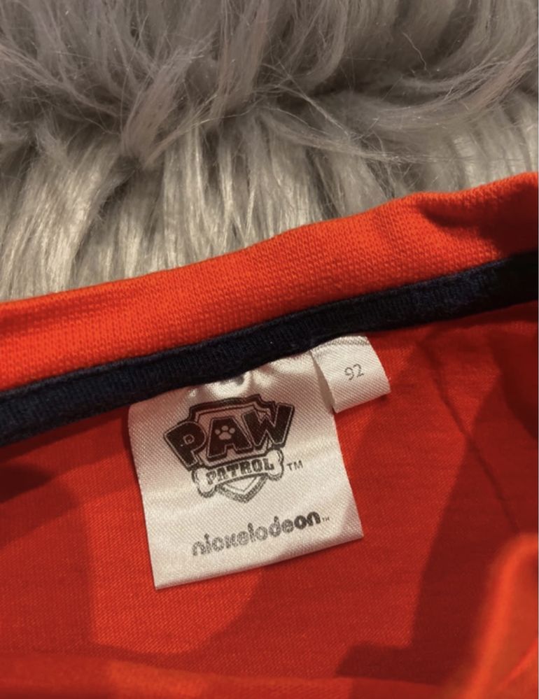 Bluzka t-shirt z krótkim rękawem paw patrol psi patrol rozmiar 92