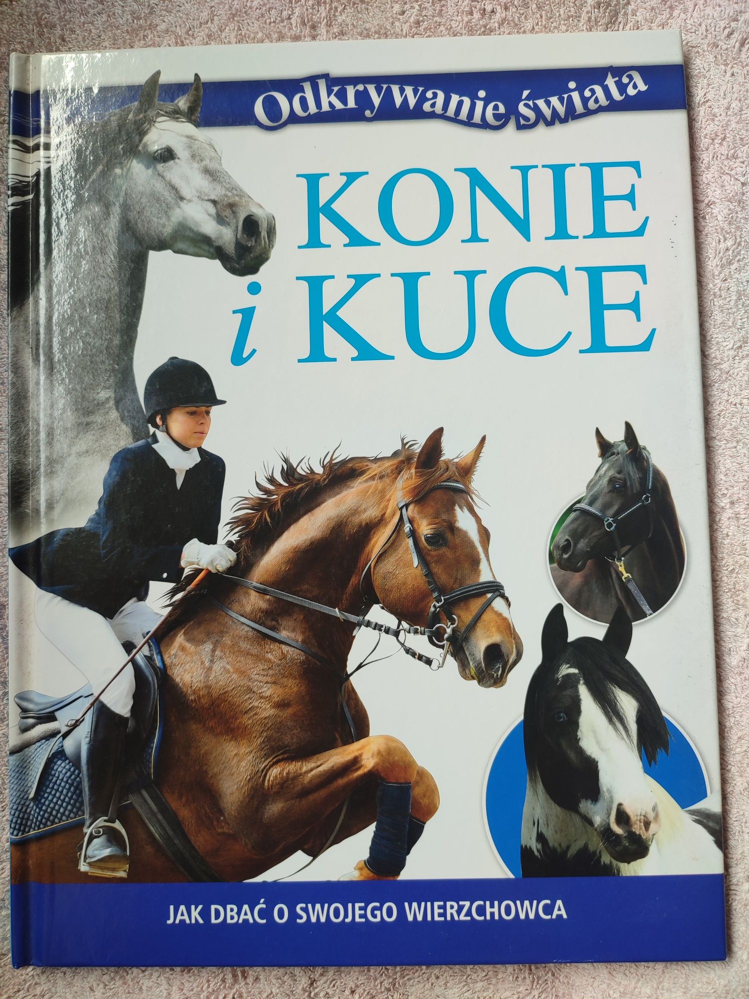 Zestaw książek o koniach i kucach