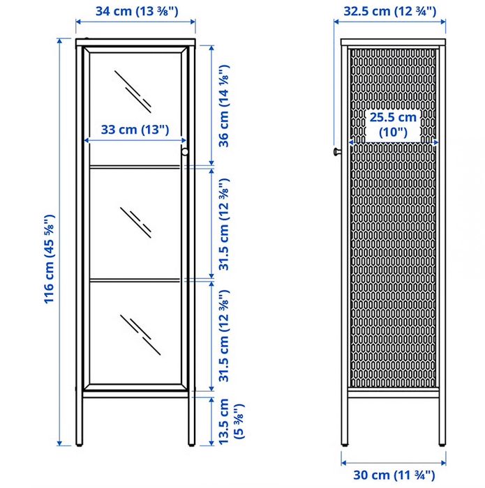 Szafka witryna Ikea stan igła