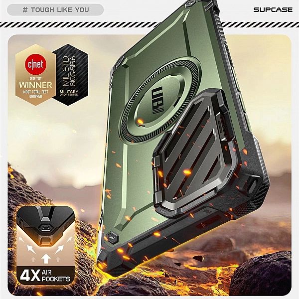 Etui Supcase UB XT Mag na Samsung Galaxy S25 Ultra - oliwkowy