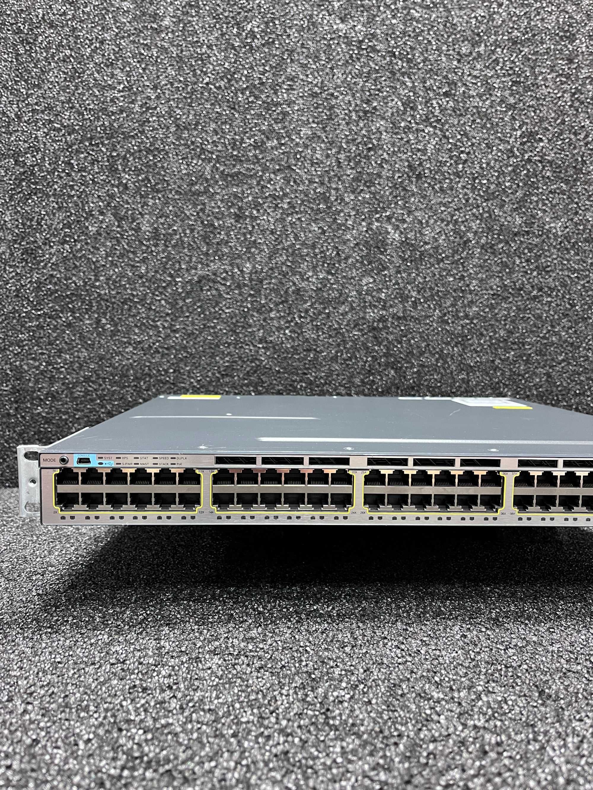 Комутатор Cisco WS-C3750X-48PF-S - Юнісфера