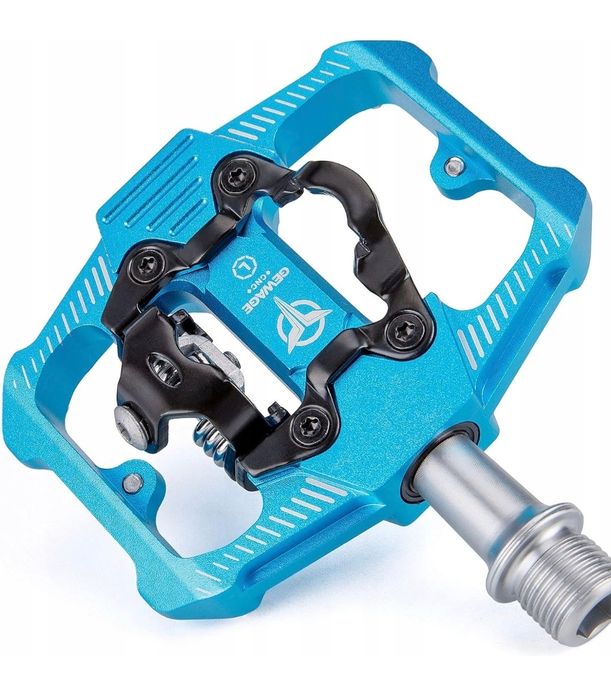 Gewage pedały rowerowe do SPD, lekkie, aluminiowe  MTB 9/16 cała. Nowe