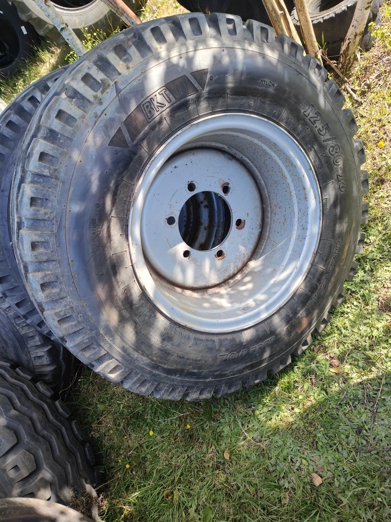 Koła 12.5/80-18 nowe wzmocnione 12pr 4sztuki na powietrzu zachodnie