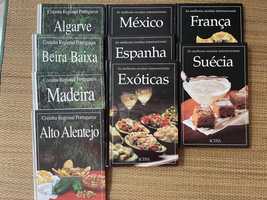 9 livros culinária de regiões portuguesas e internacional