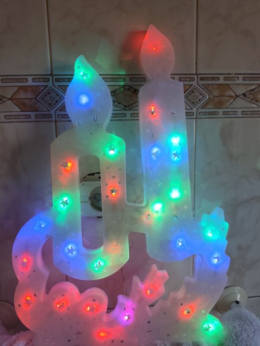 Luzes de natal/ velas natalinas