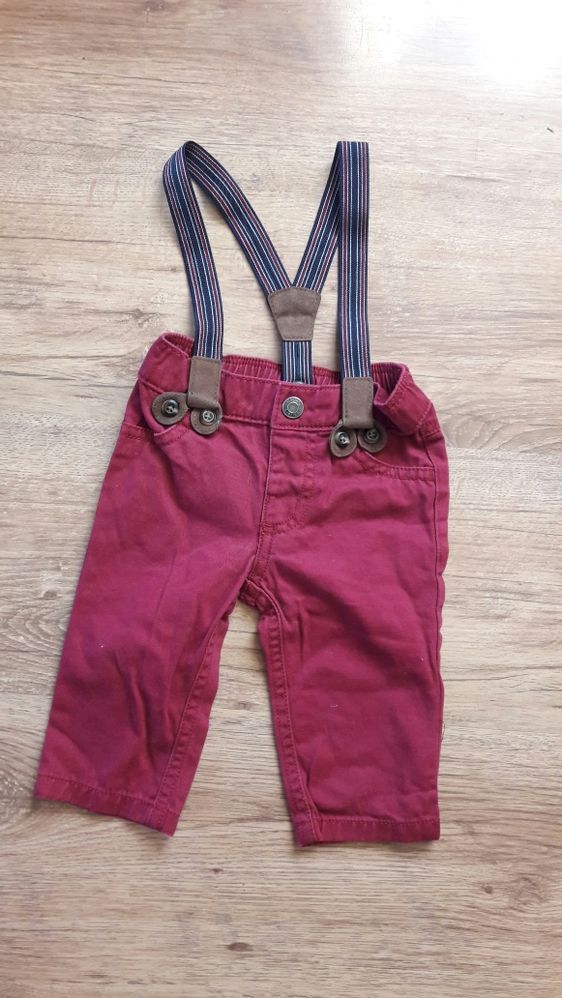 Spodnie z szelkami Carters roz.68