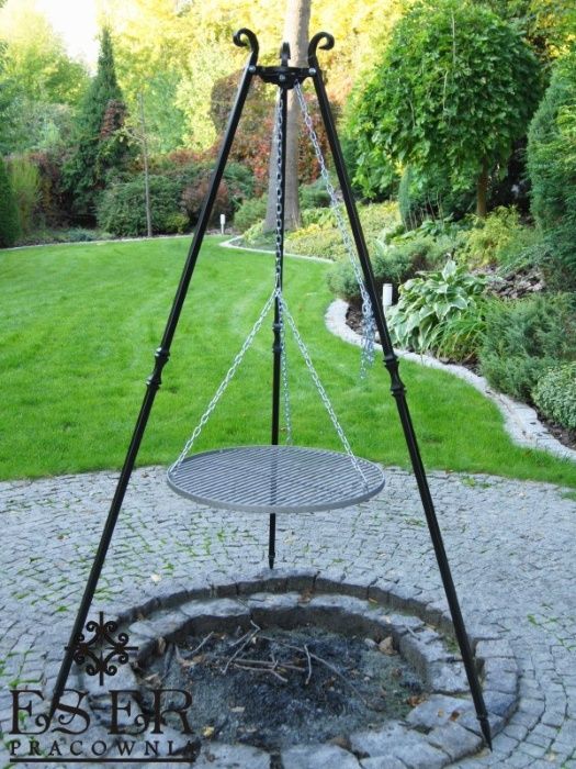 Grill ogniskowy Herman z rusztem stalowym 60cm ES-ER