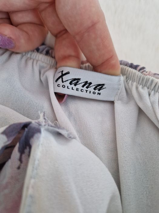 Kobieca asymetryczna sukienka na ramiączkach s