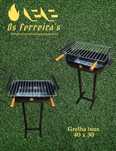 Churrasqueira com grelha em inox