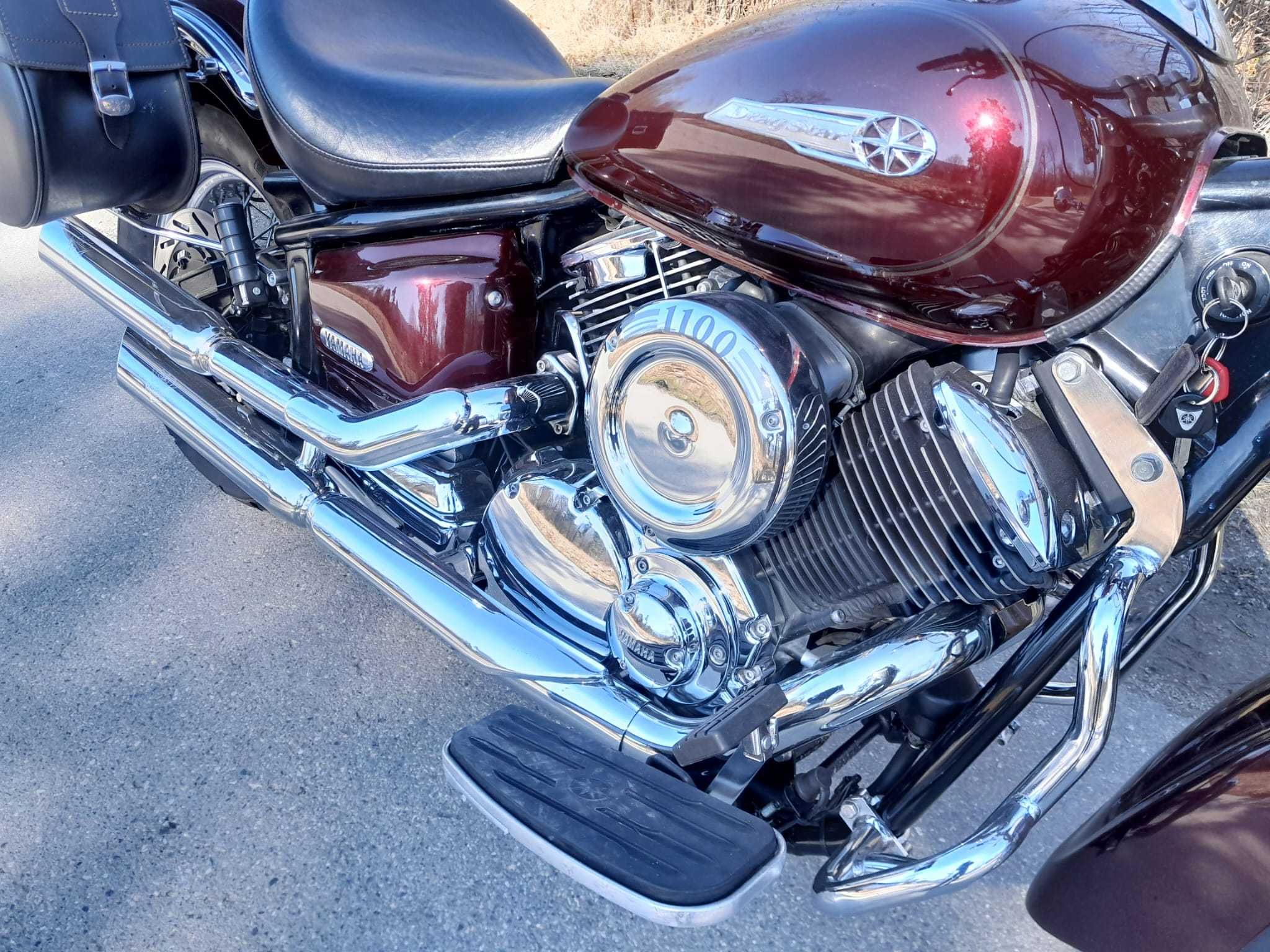Yamaha Drag star 1100 classic.Wersja europejska.39 tys km.Zadbana !