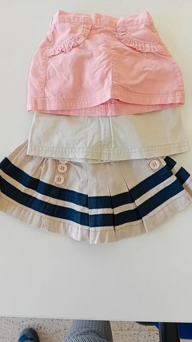 Conjunto de 3 saias (3/6meses)