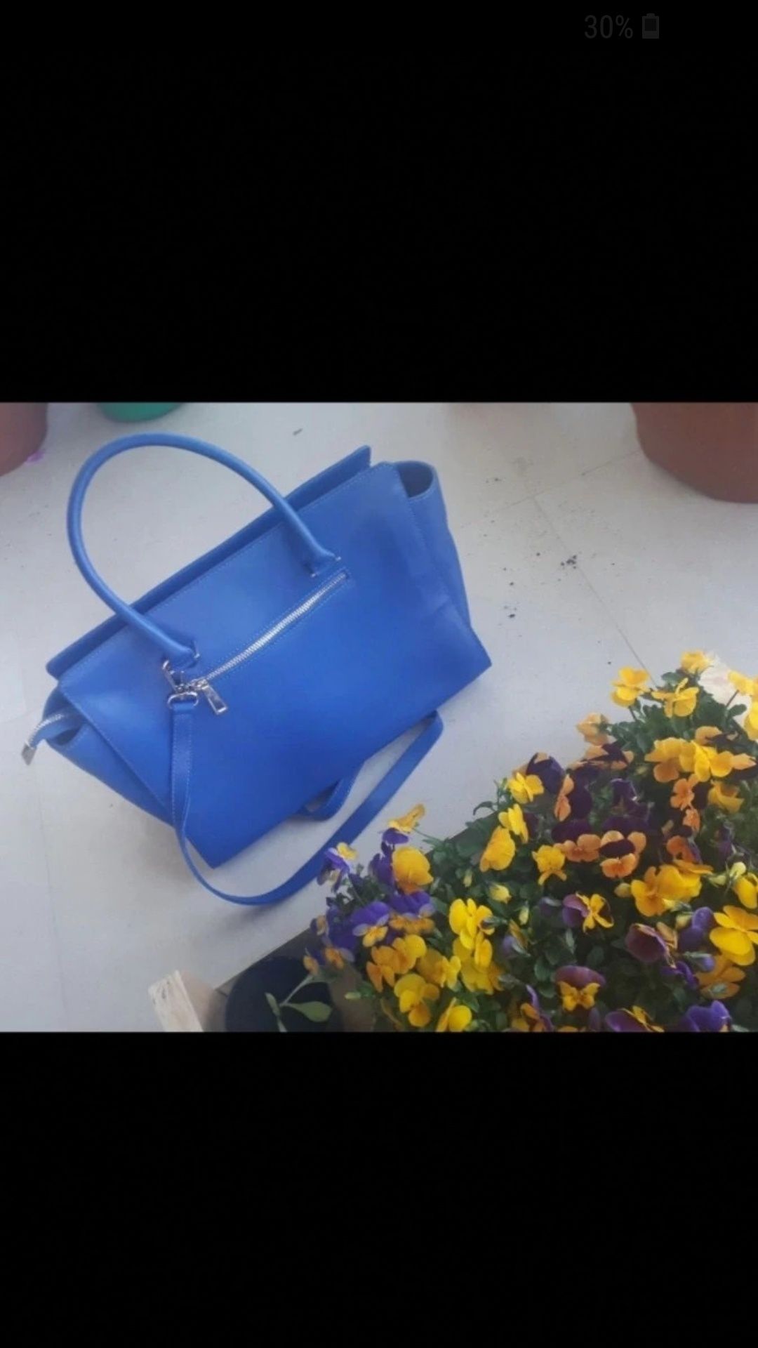 New bought in italy blue bag