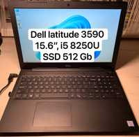 Ноутбук DELL Latitude 3590 15.6” Core i5-8250U, DDR4 8GB, SSD 512GB