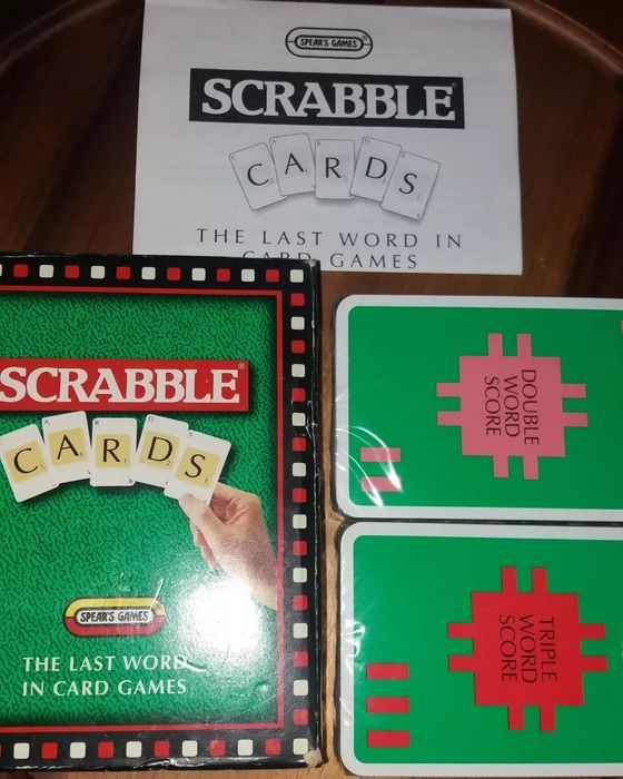 Nowe karty Scrabble Mattel wersja angielska