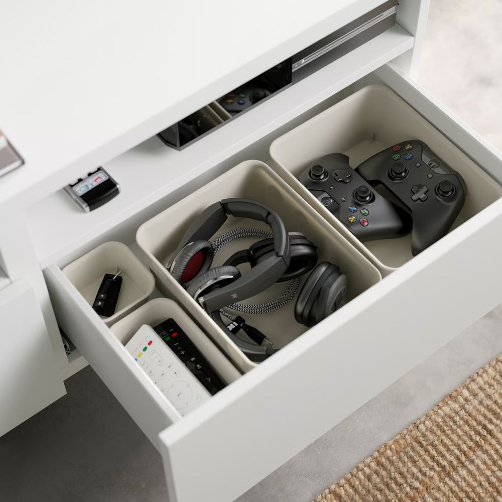 Armário de Televisão, branco, IKEA - Besta