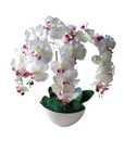 Storczyk Sztuczny Satynowy 4 pędy Duży Orchidea 60CM Cieniowany