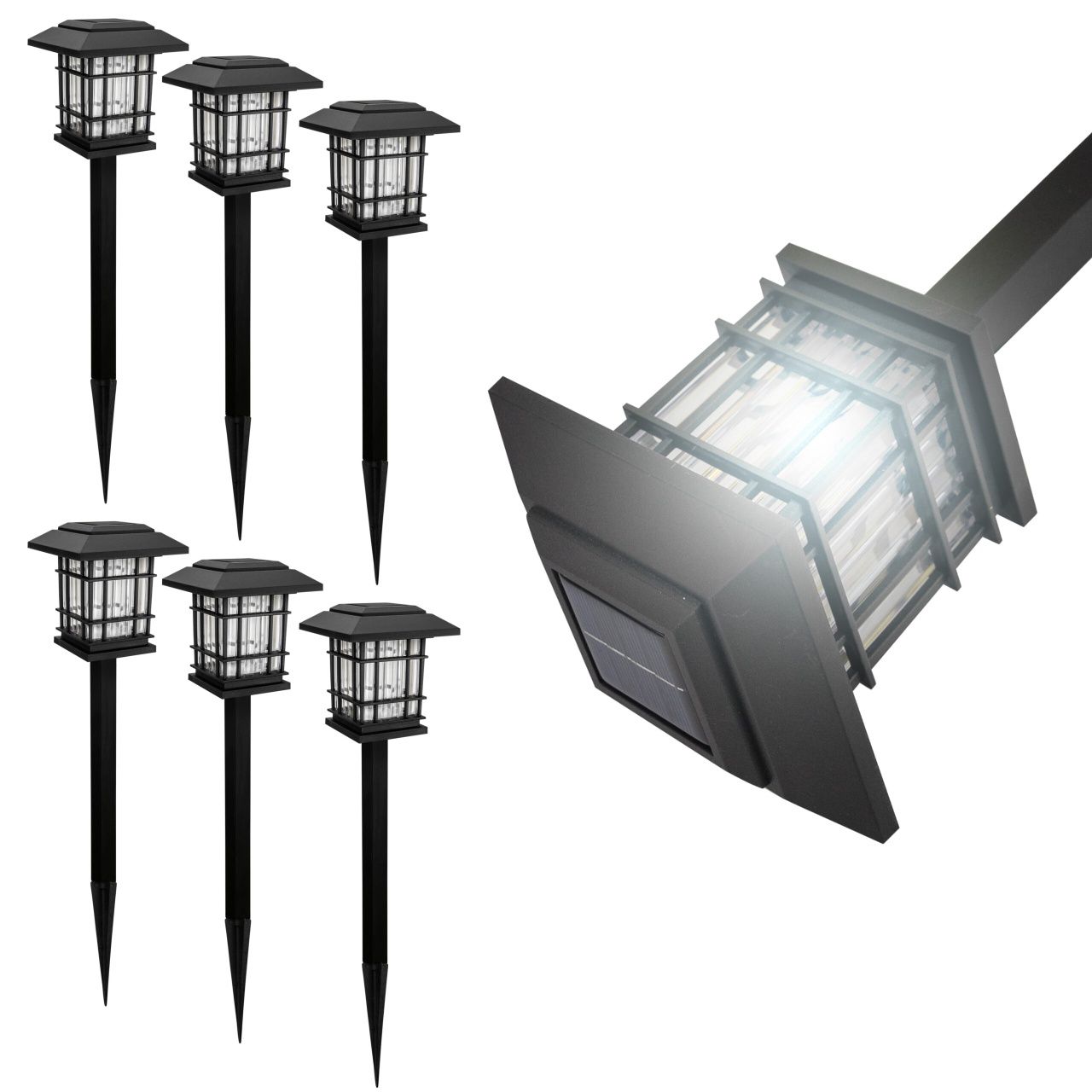 Lampa solarna do ogrodu led