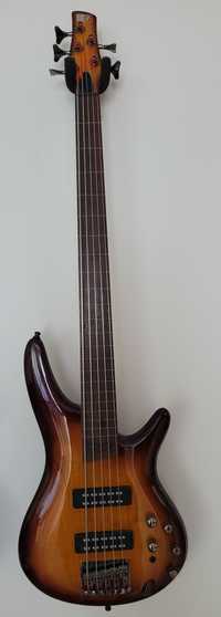 Ibanez sr375ef fretless  bass bezprogowy, futerał