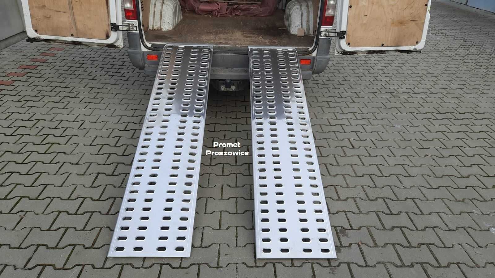 Najazdy Aluminiowe 2m x 44cm 2szt LOHR do 2T Podjazdy - Bus Przyczepa