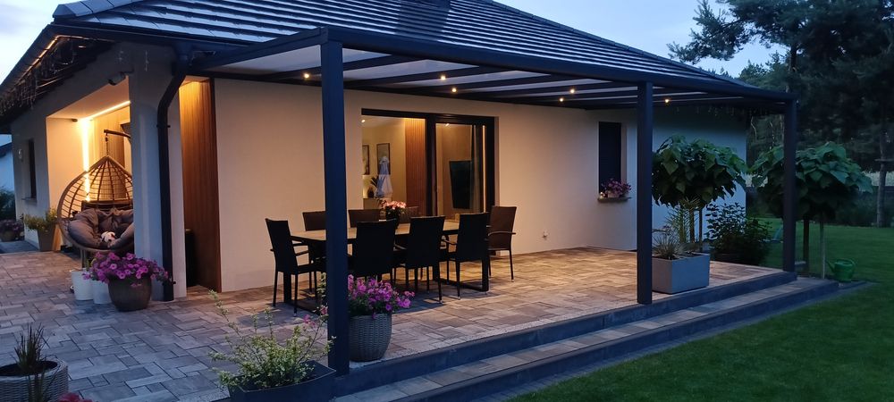 Zadaszenie tarasowe 4*2.5 poliwęglan 16mm szybkie wykonanie Promocja