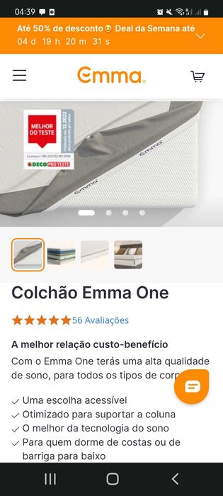 EMMA One colchão mattress