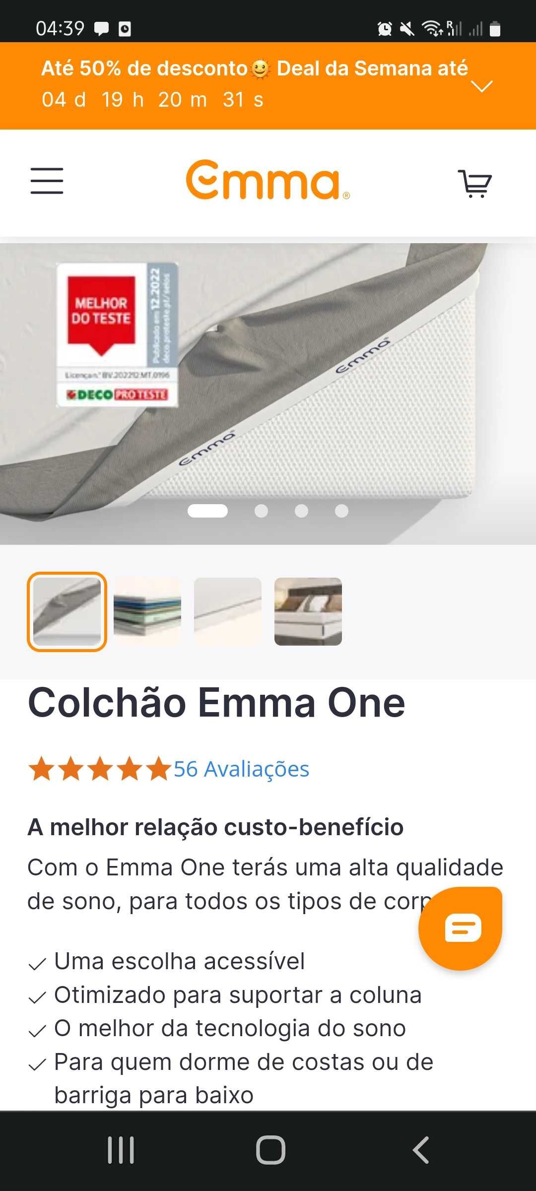 EMMA One colchão mattress