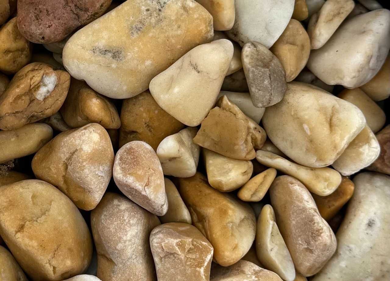 Kamień otoczony Bursztynowy, dekoracja Ogrodowa, akwariowa, IMPRESTONE