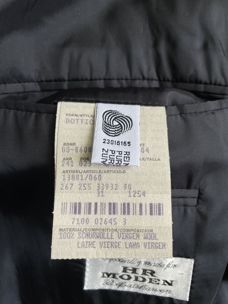 Wełniana marynarka Hugo Boss