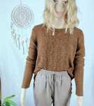 Damski brązowy sweter w rozmiarze L 40