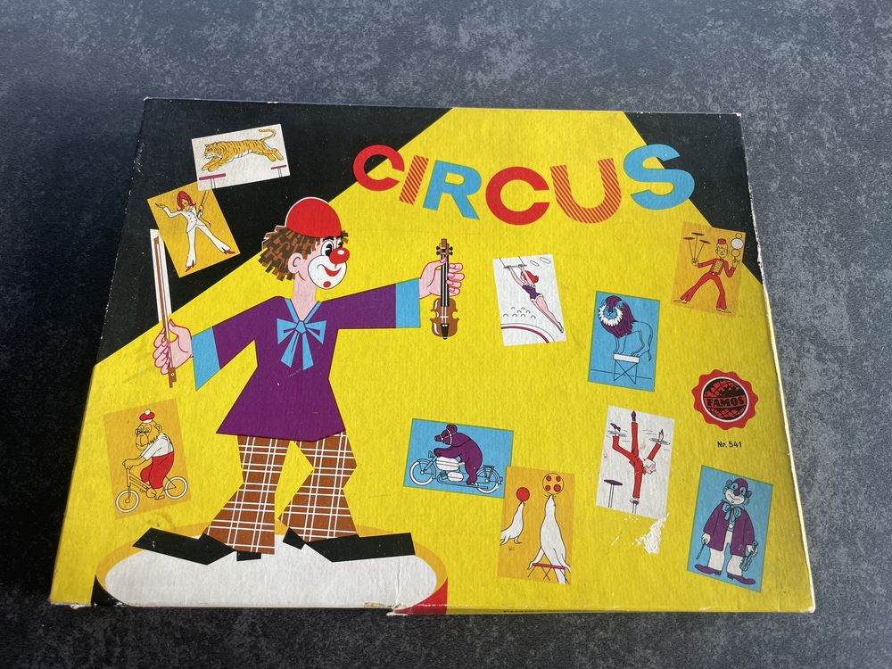 CIRCUS pieczątki Gra zabawka PRL kolekcja kolekcjonerska