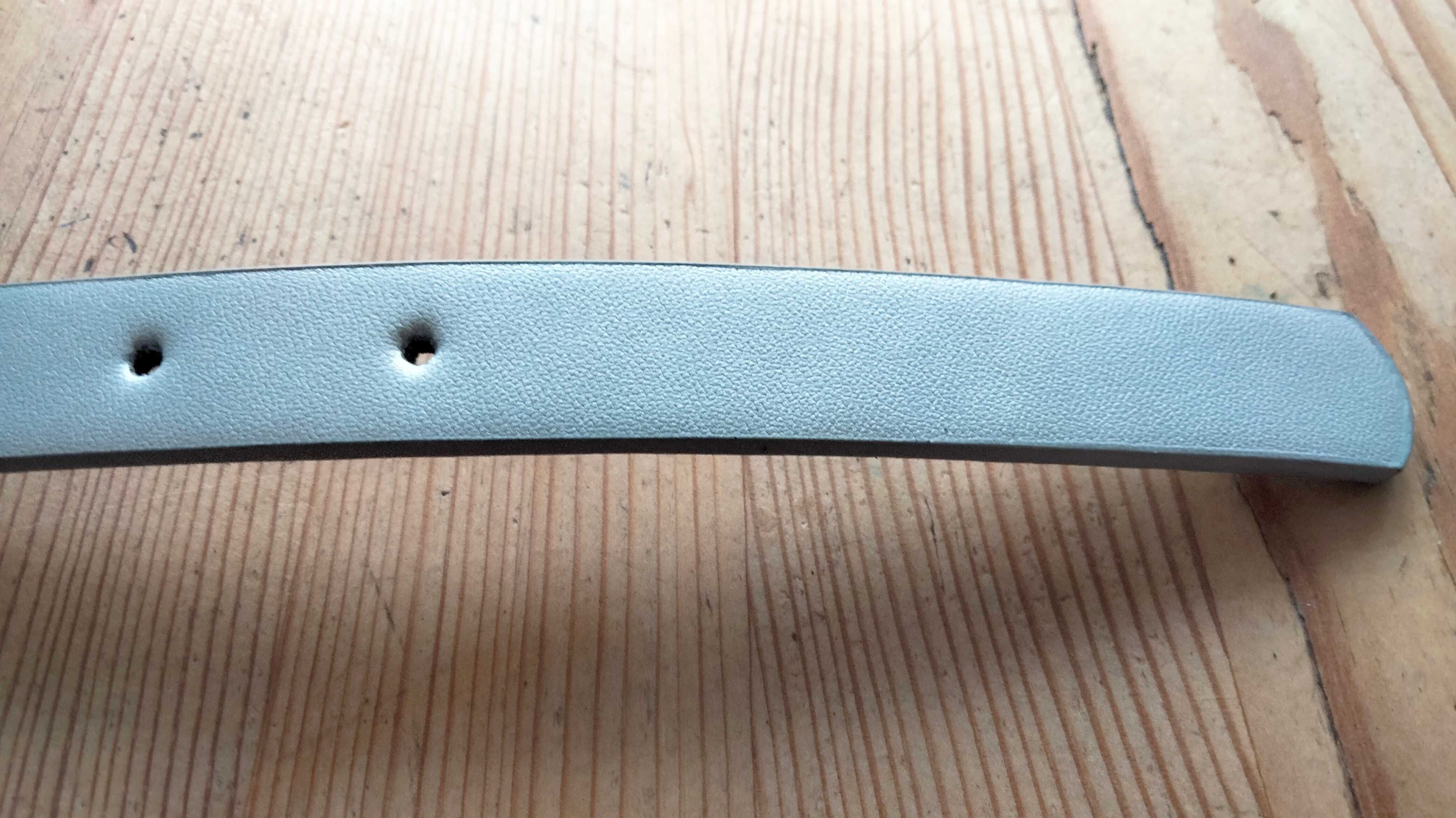 Pasek damski kolor srebrny długość 97 cm szerokość 1,8 cm