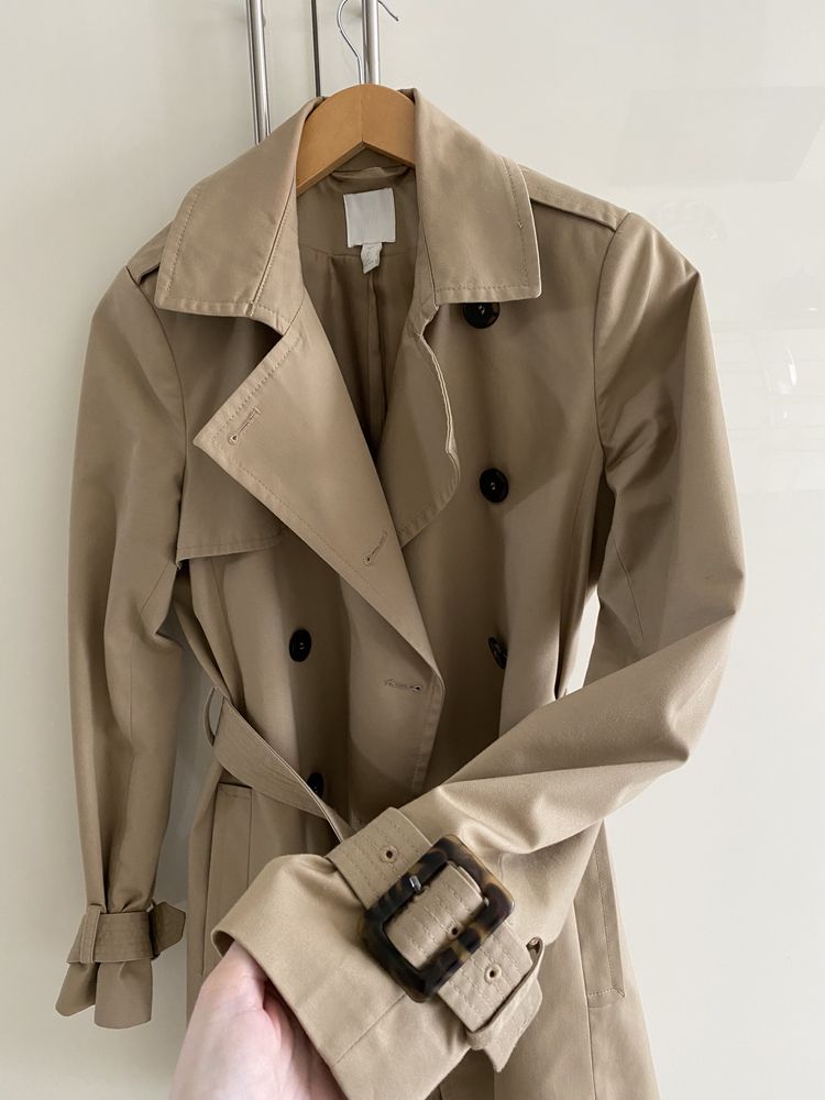 H&M trench płaszcz