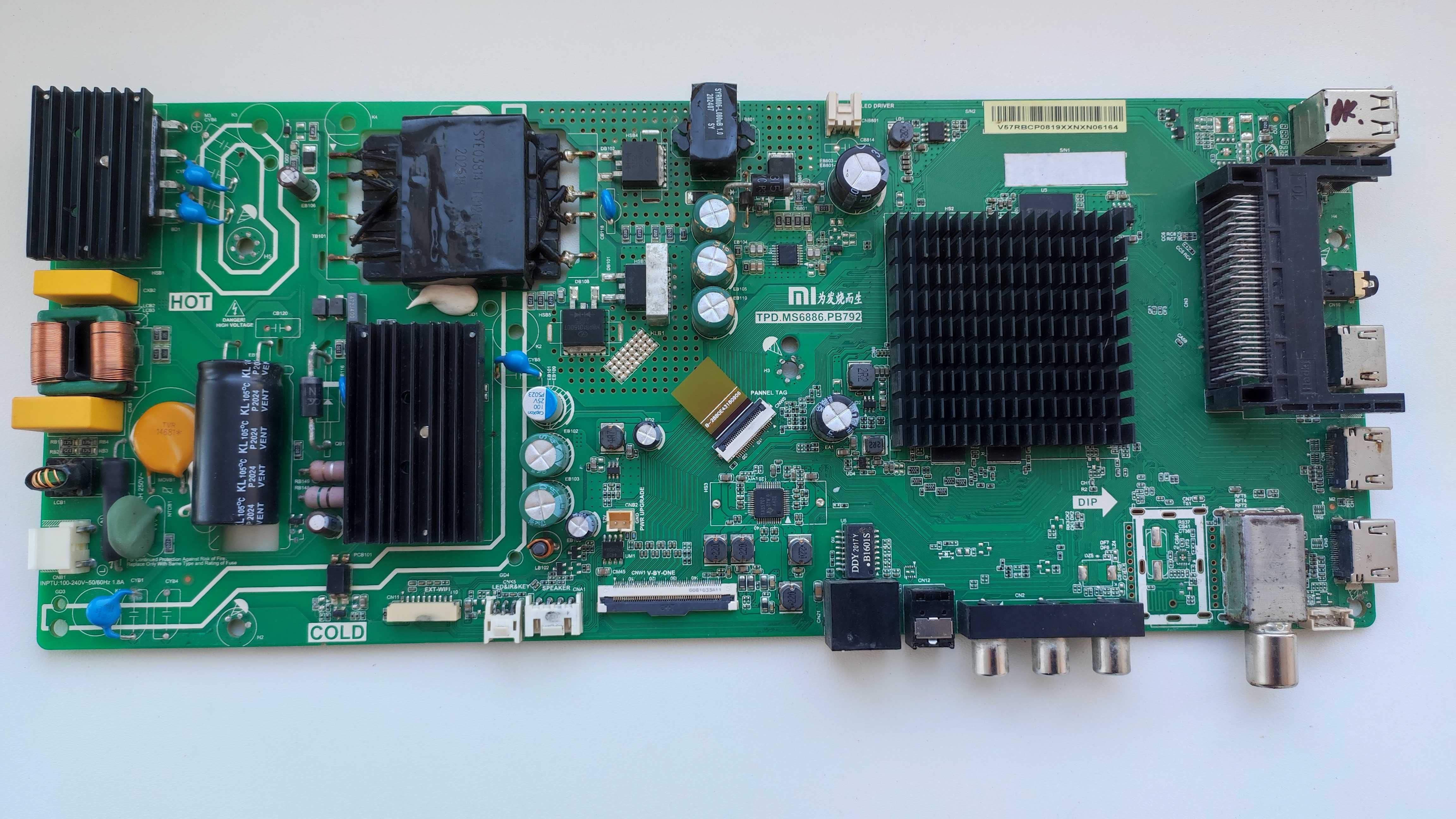 Плата main TPD.MS6886.PB792 для тв Xiaomi L43M5-5ARU