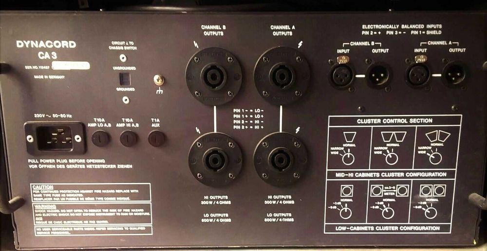 Dynacord L1600 ,  SP5 , CA3 , X1201 końcówki mocy